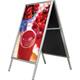 9413171 326165 Plakatstativ Snap 25 mm,70 x 100 cm,alu 